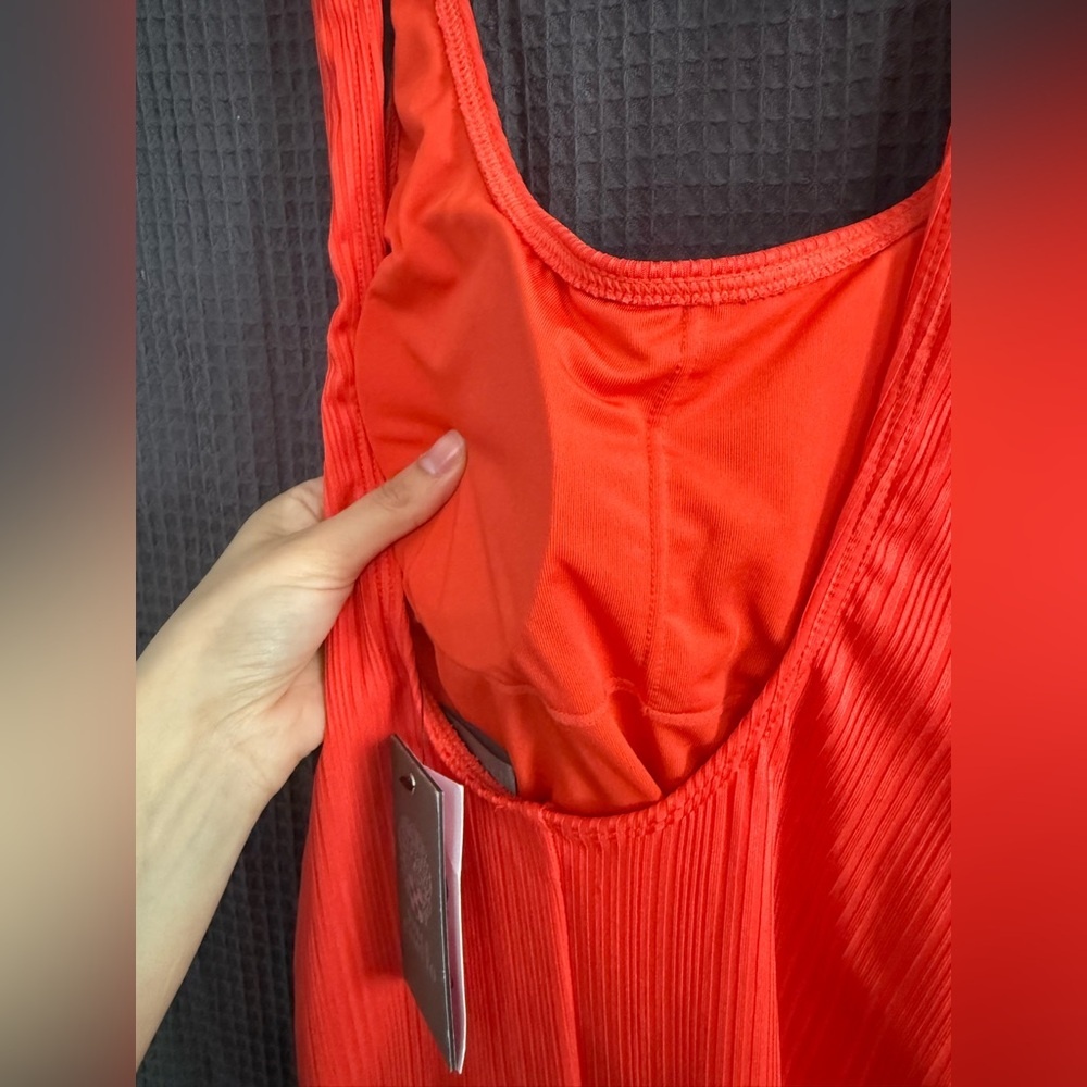 Vince Camuto Red One-Piece Swimsuit - Picture 5 of 7